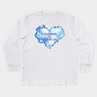 Everyone is Essential Kids Long Sleeve T-Shirt